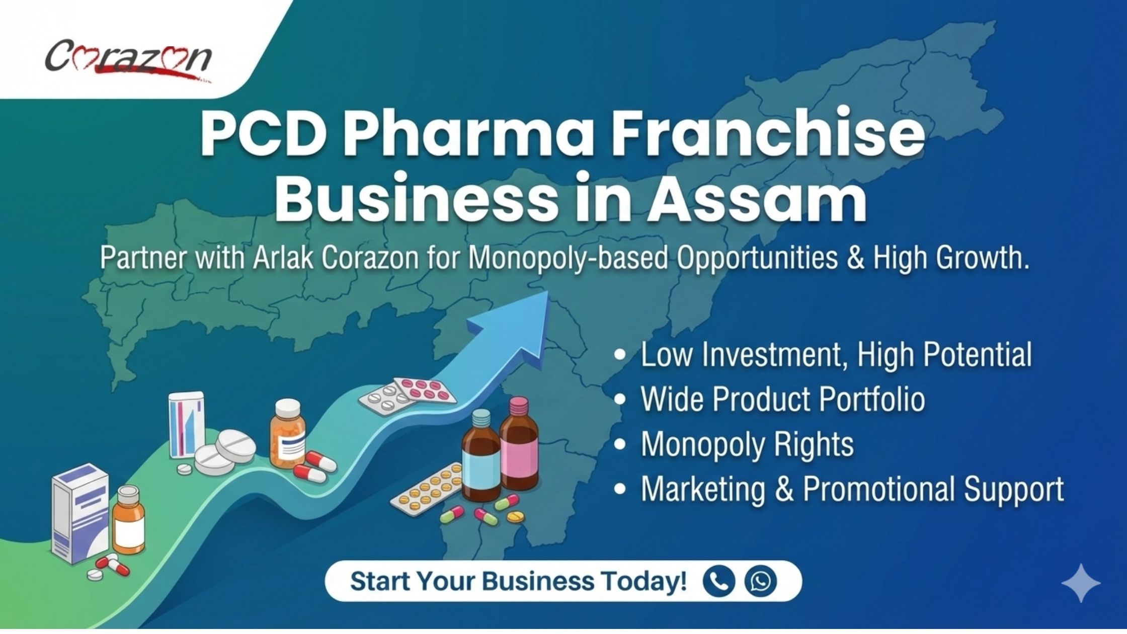 PCD Pharma Franchise Business in Assam