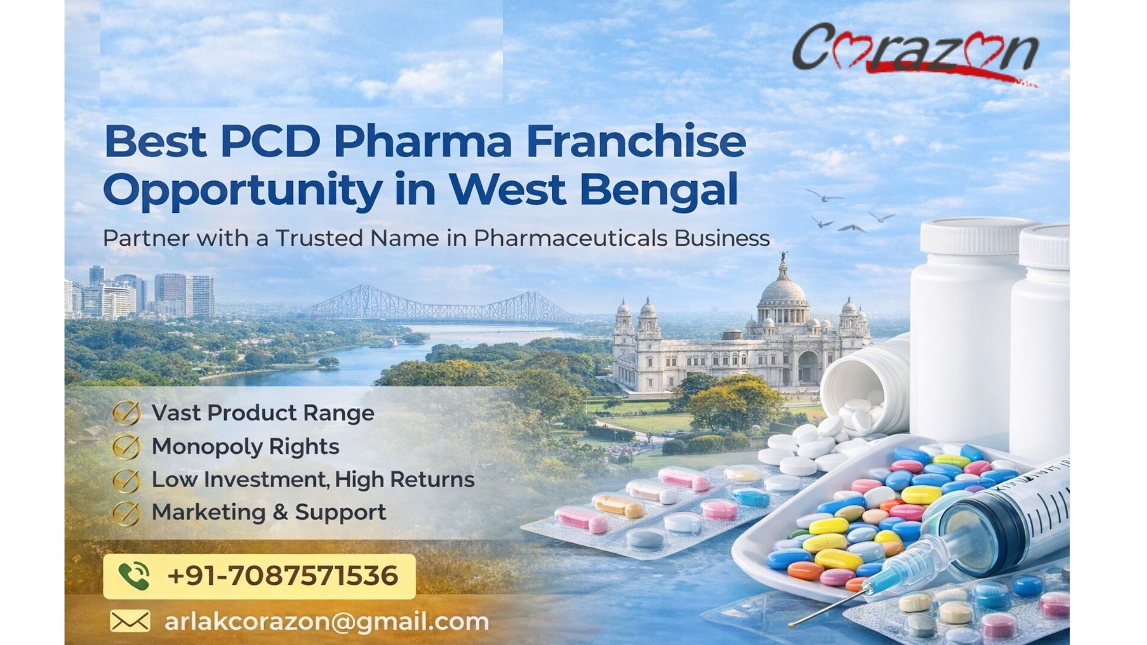 Best PCD Pharma Franchise Opportunity in West Bengal:
