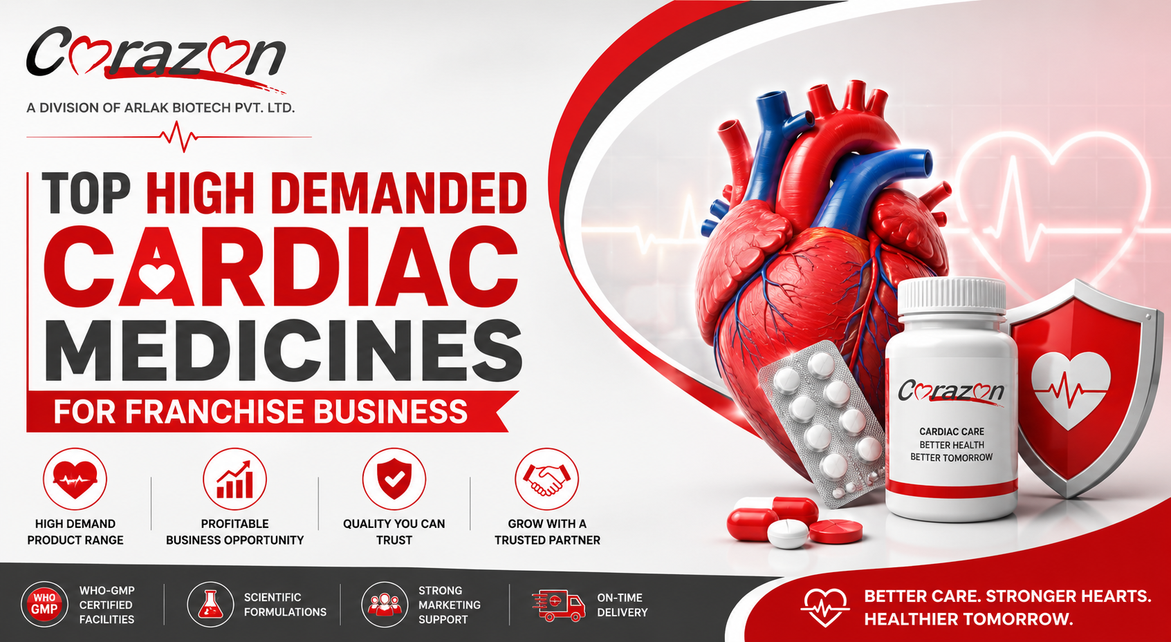 Top High Demand Cardiac Medicines for Franchise Business