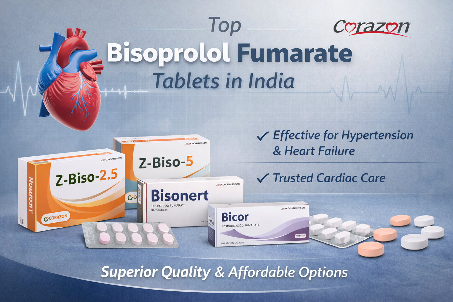 Top Bisoprolol Fumarate Tablets in India
