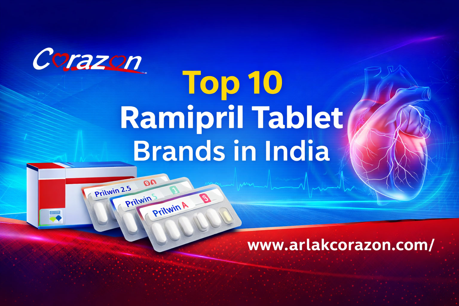 Top 10 Ramipril tablet brands in India