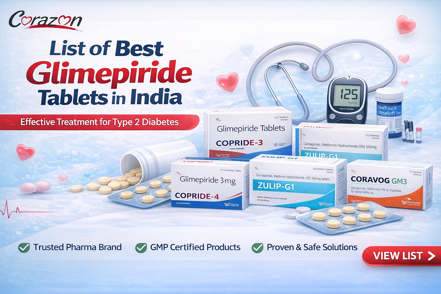 List of Best Glimepiride Tablets in India