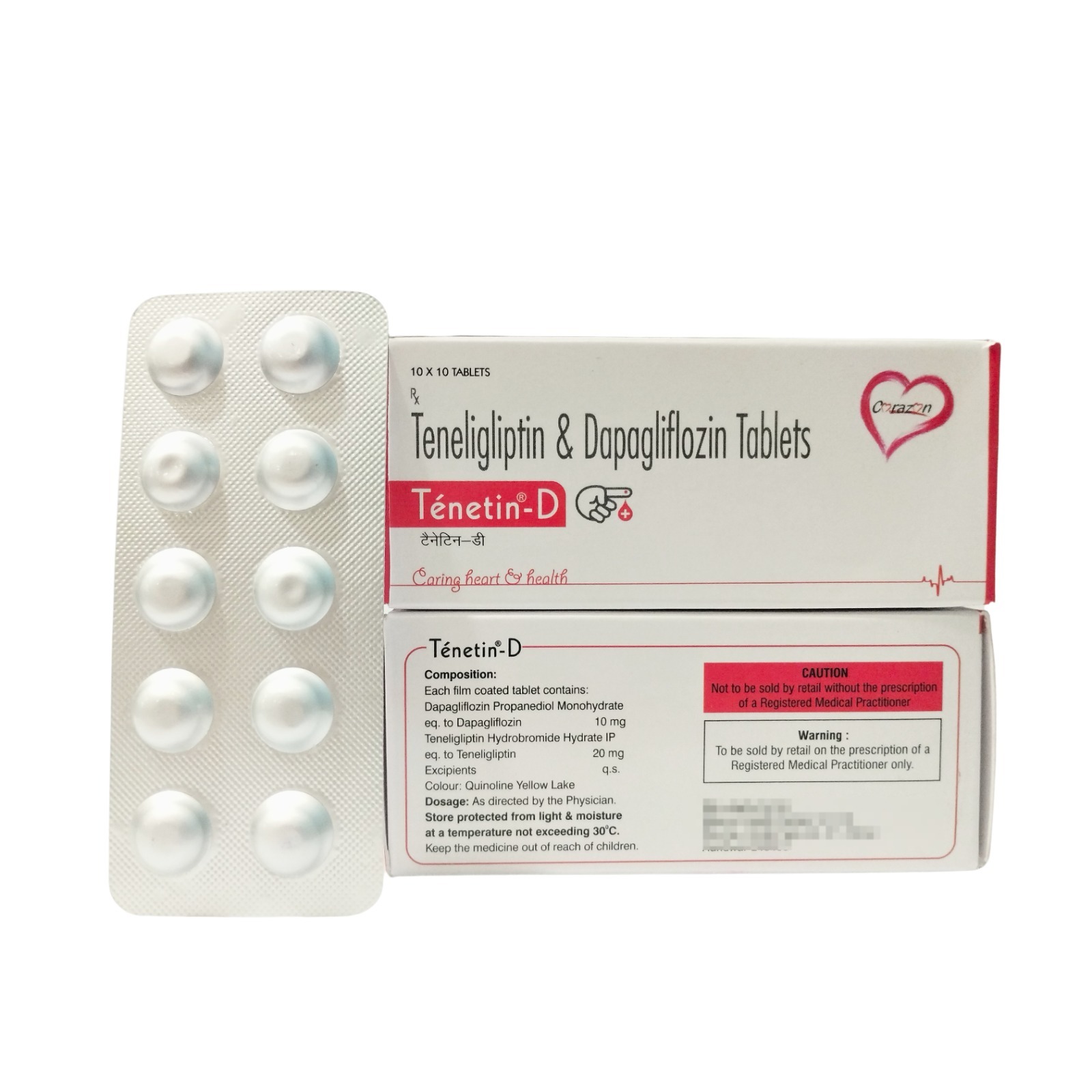 Teneligliptin 20mg + Dapagliflozin