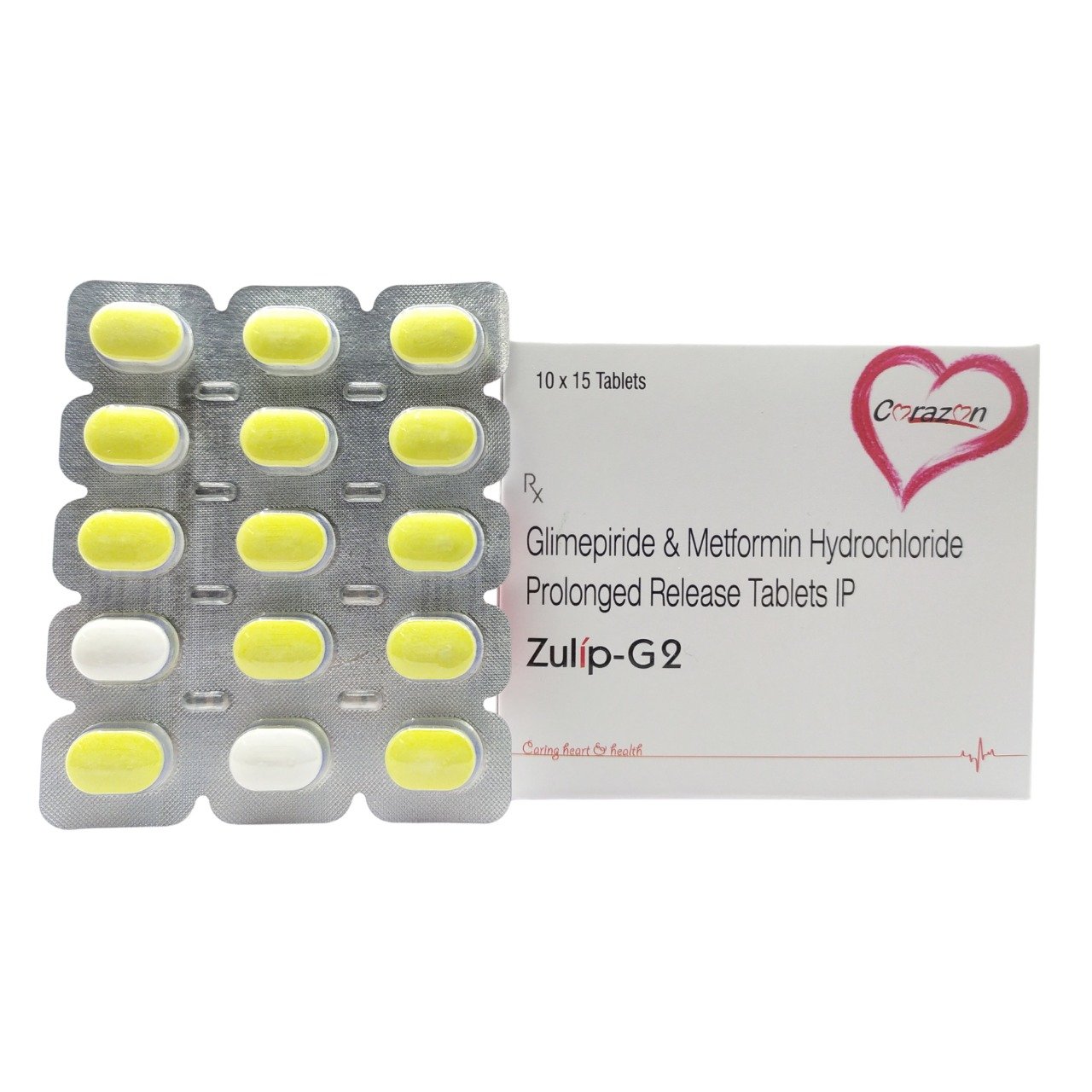 Glimepiride 2mg Metformin 500mg Tablet